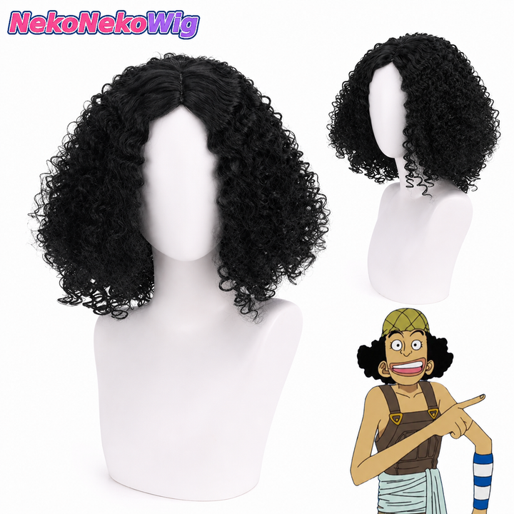 One Piece Usopp Cosplay Wig  Anime Character Style for Costume Parties