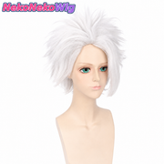 Bleach Toshiro Hitsugaya Cosplay Wig  Silver White Styled Anime Hair