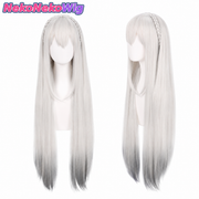 Re:ZERO Emilia Cosplay Wig  Anime Character Style with Separate Headpiece Option