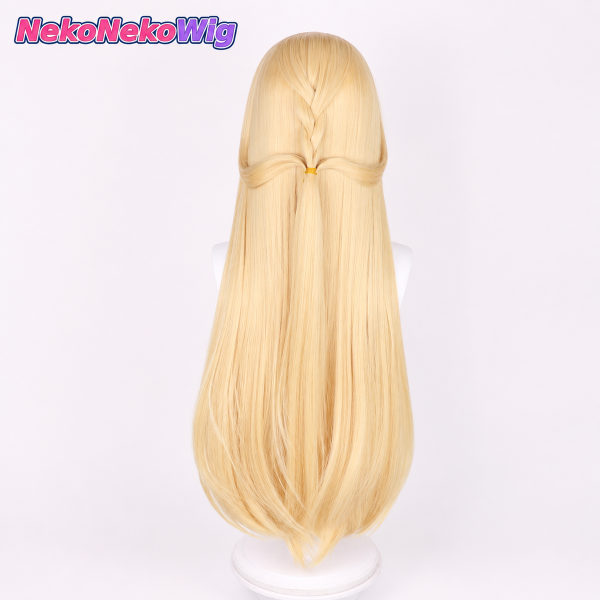 Wuthering Waves Cartethyia Cosplay Wig  Long Braided Scalp-Top Style