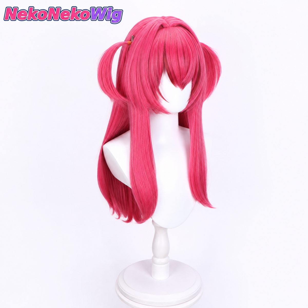 GODDESS OF VICTORY: NIKKE Mast Romantic Maid Cosplay Wig  Pink Twin Tails