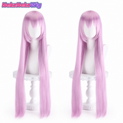 Engage Kiss Kisara Cosplay Wig  Pink-Purple Long Straight Demon Girl Style