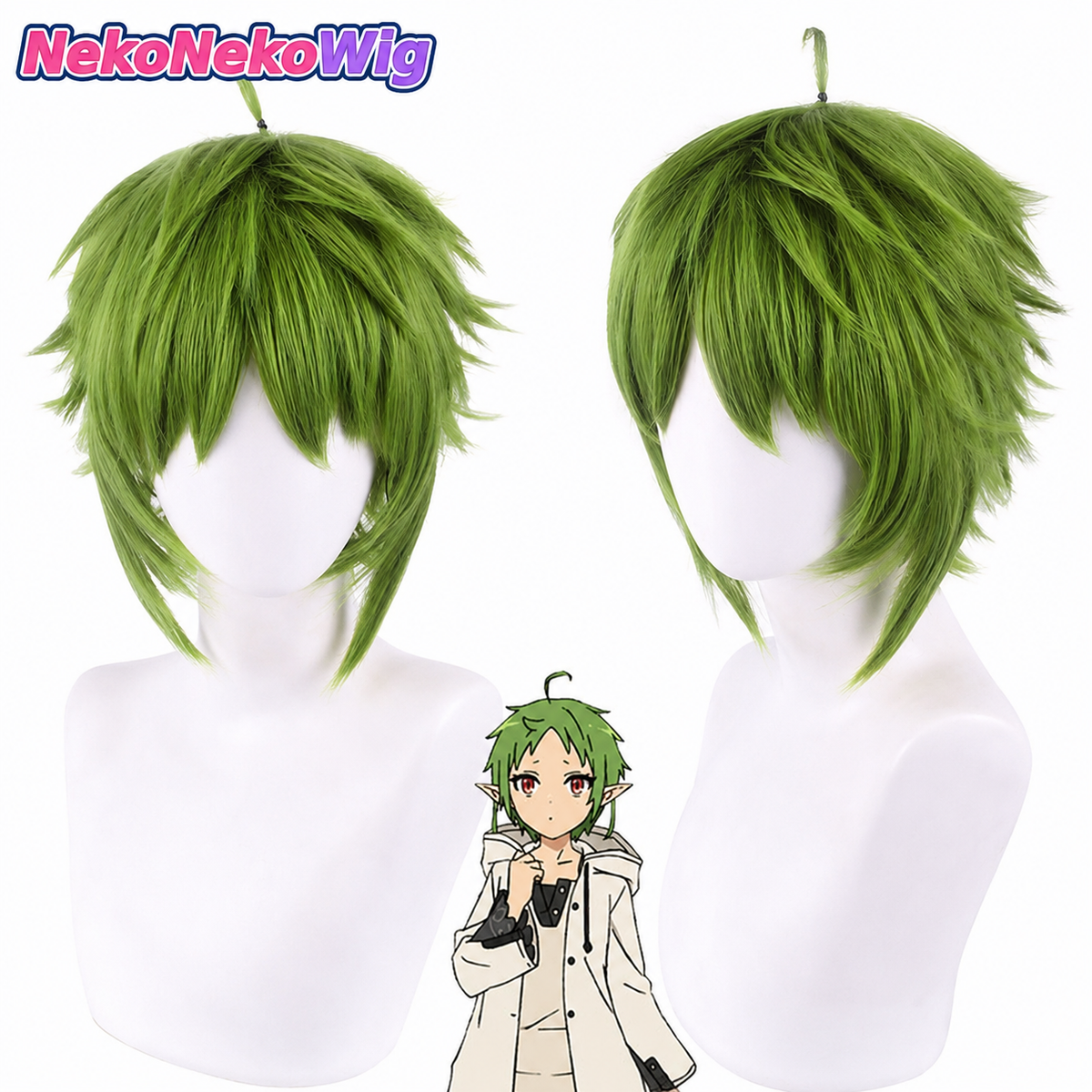 Mushoku Tensei Eris, Rudeus, Sylphiette & Roxy Cosplay Wig  Multi-Character Styles