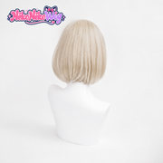 Genshin Impact Freminet Cosplay Wig - Short Ash Blonde Bob