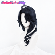 Genshin Impact Pantalone Cosplay Wig  Gradient Fatui Harbinger Character Style