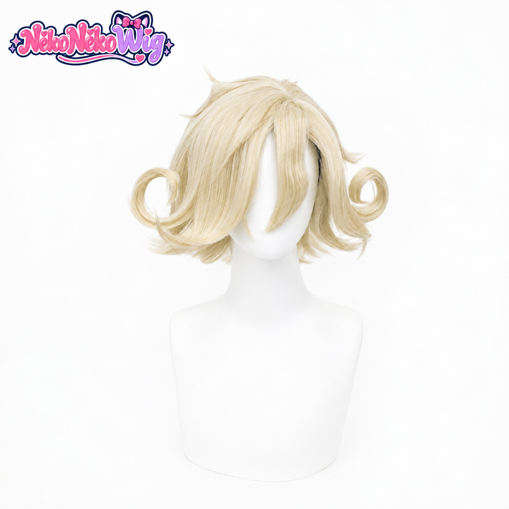 Identity V Bloody Queen Cosplay Wig - Blonde Flipped Curls