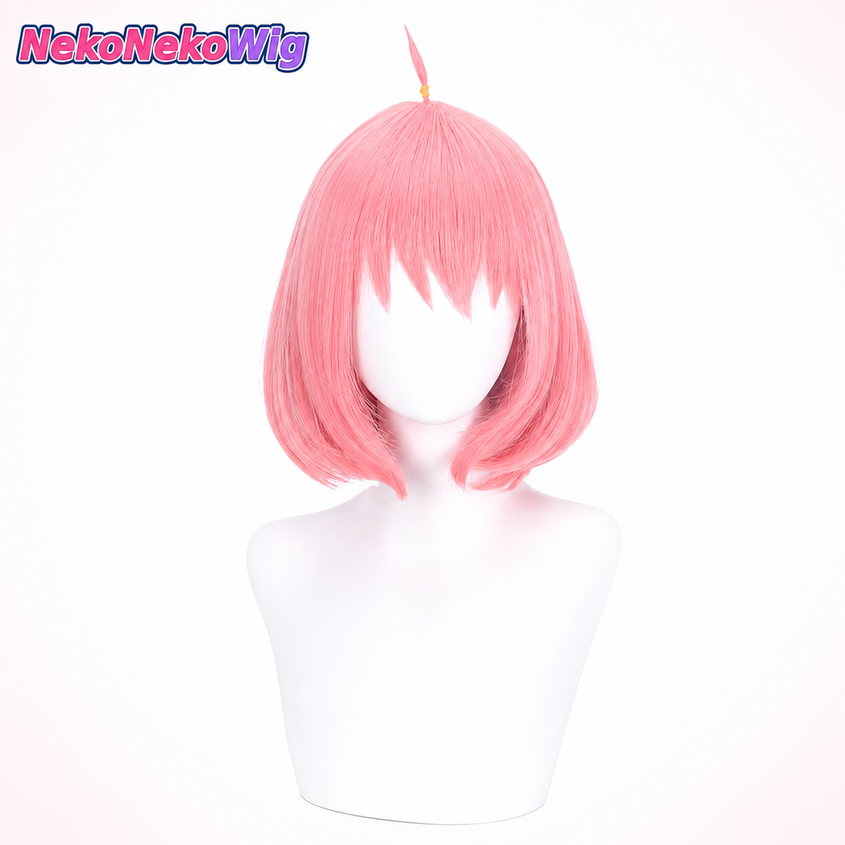 SPY x FAMILY Anya Forger Cosplay Wig  Pink Bob Hairstyle