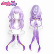 Honkai Star Rail Castorice Cosplay Wig - Long Lavender and Purple Hair