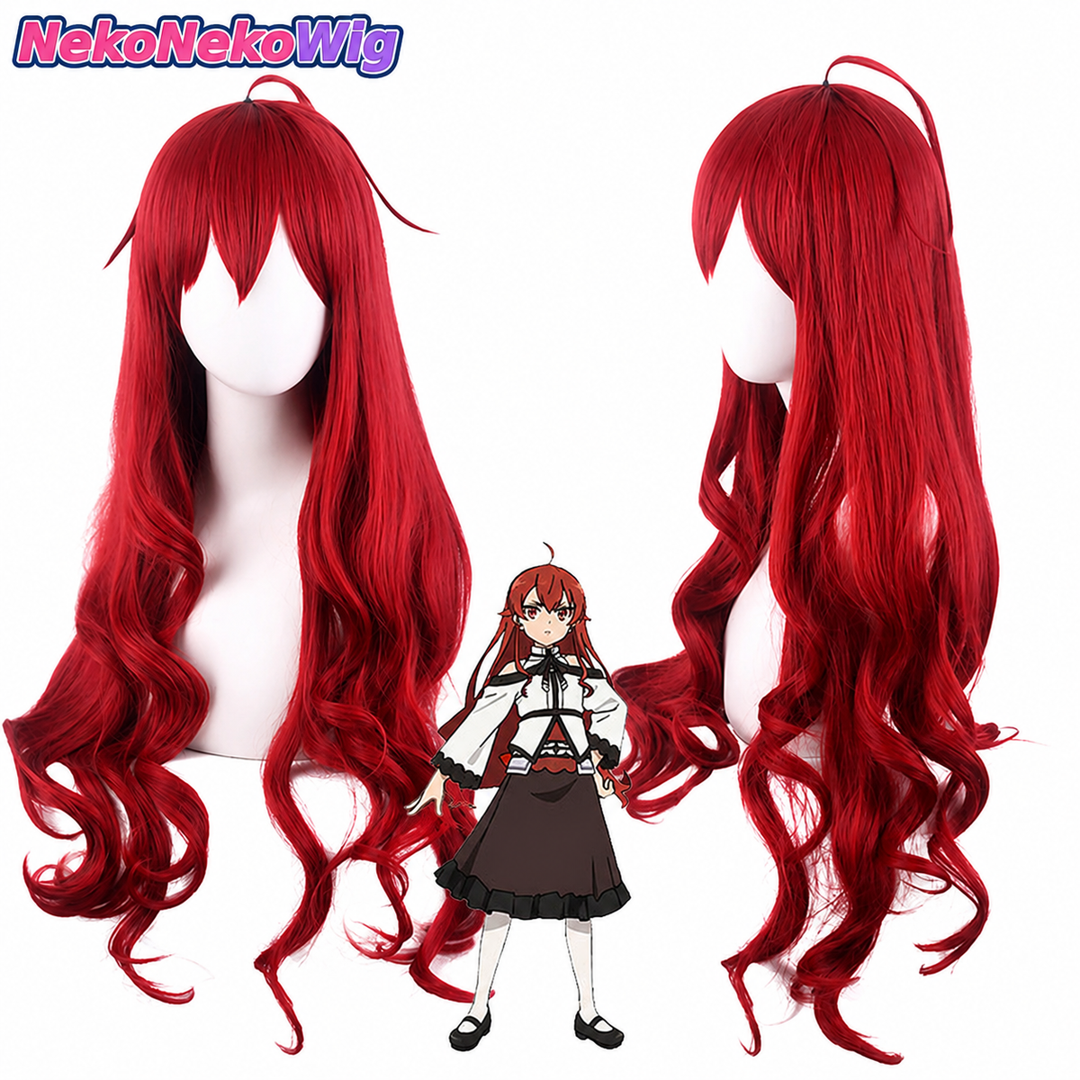 Mushoku Tensei Eris, Rudeus, Sylphiette & Roxy Cosplay Wig  Multi-Character Styles