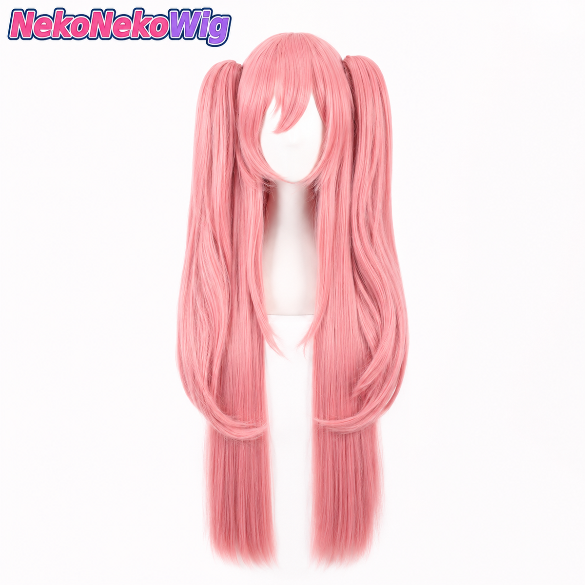 Seraph of the End Krul Tepes Cosplay Wig  Smoky Pink Claw-Clip Style