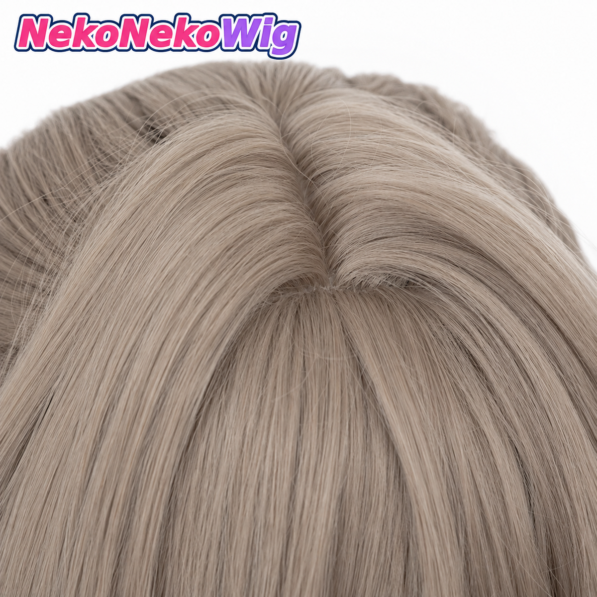 Genshin Impact Sandrone Cosplay Wig  Realistic Scalp Hairpiece Style