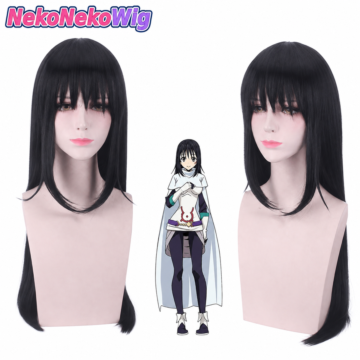 That Time I Got Reincarnated as a Slime Rimuru, Milim, Shuna & Shizu Multi-Character Cosplay Wig