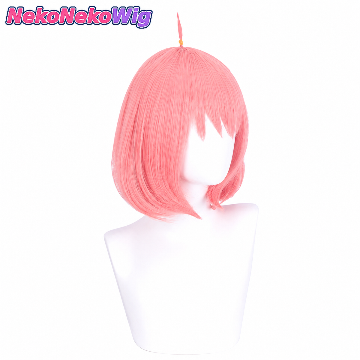SPY x FAMILY Anya Forger Cosplay Wig  Pink Bob Hairstyle