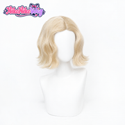 Identity V Faro Lady Cosplay Wig - Short Blonde Wavy Bob