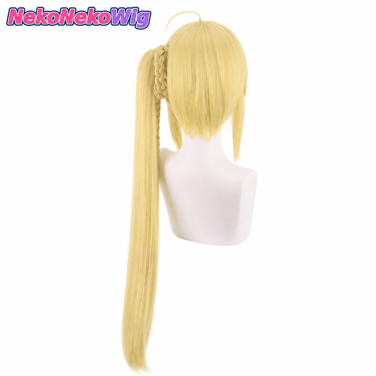 Re:ZERO Emilia Cosplay Wig  Anime Character Style with Separate Headpiece Option