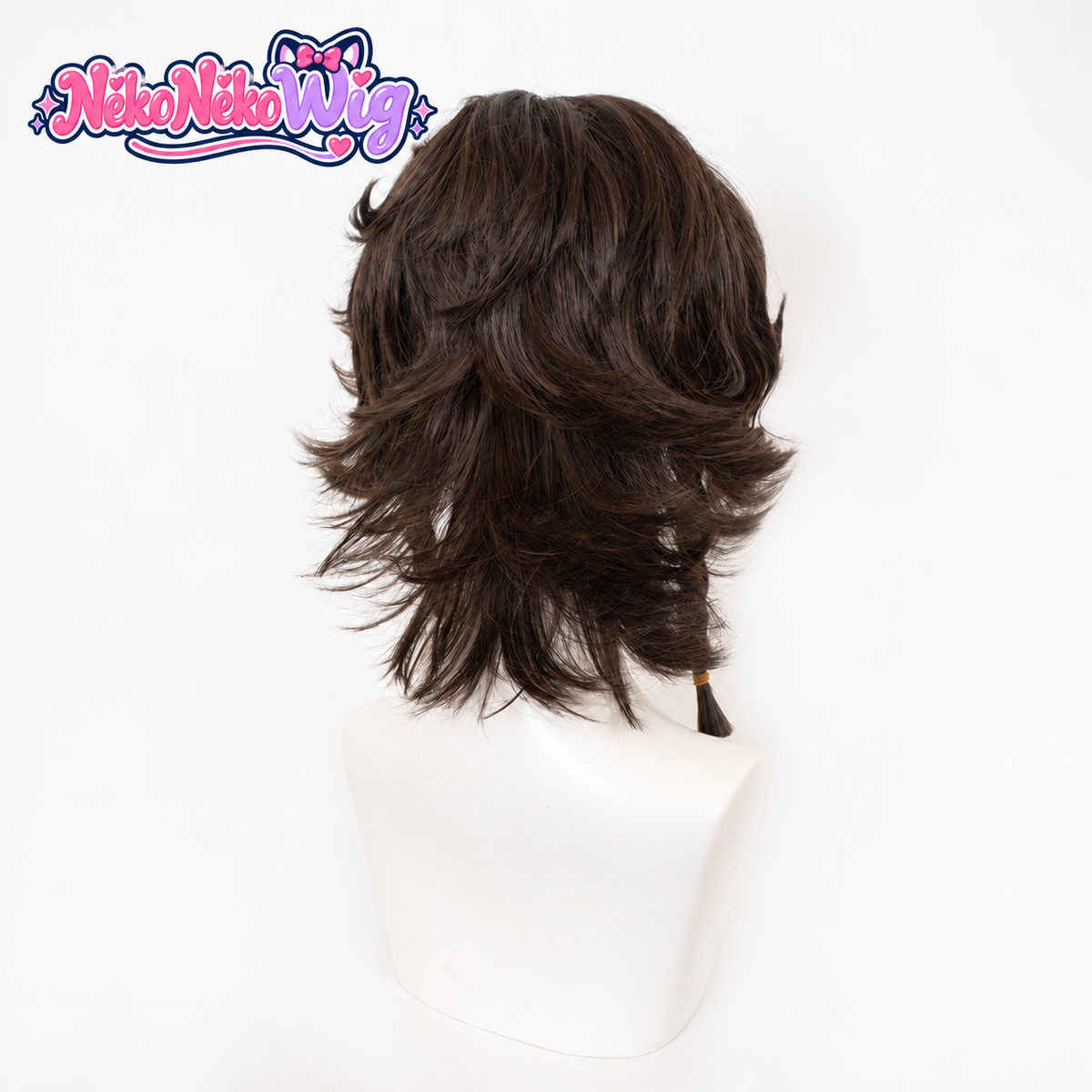 Identity V Matador Cosplay Wig - Brown Wavy Layers with Side Braids