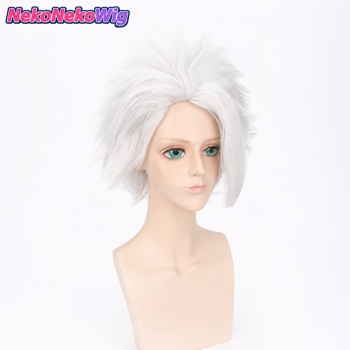 Bleach Toshiro Hitsugaya Cosplay Wig  Silver White Styled Anime Hair