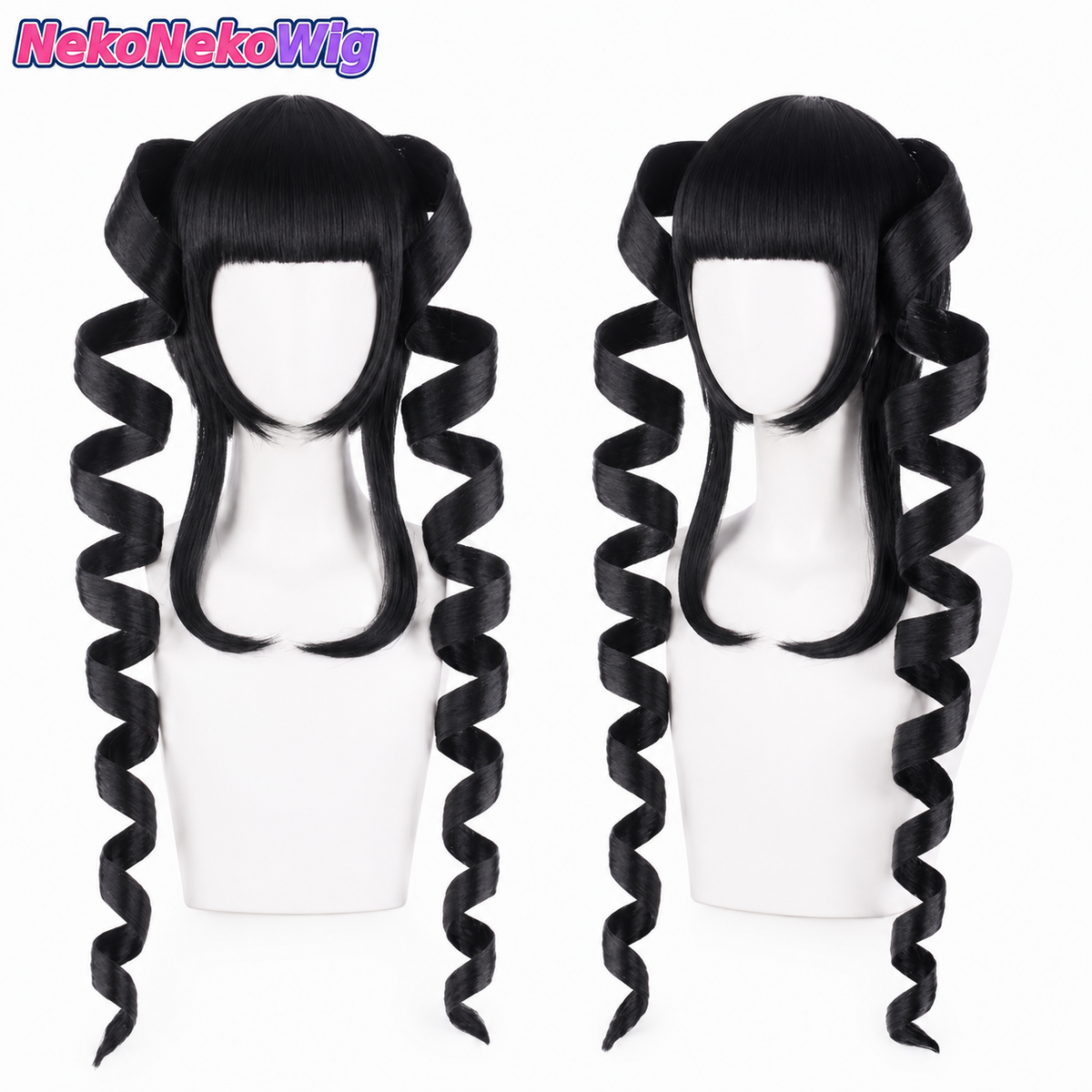 Danganronpa Celestia Ludenberg Cosplay Wig  Long Drill Curl Style