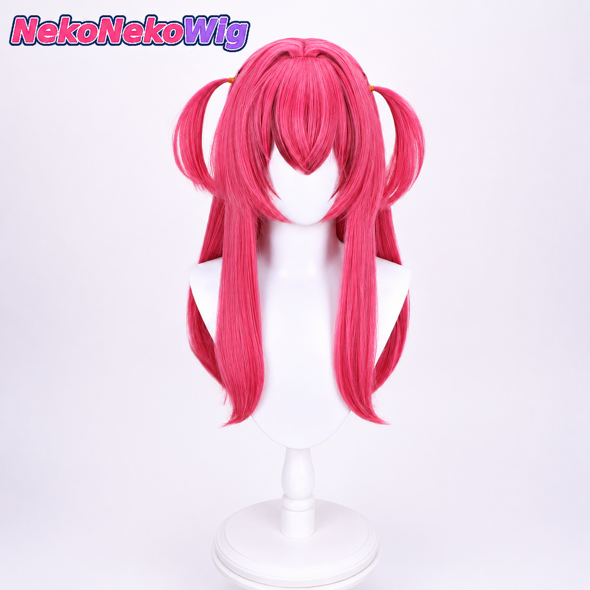 GODDESS OF VICTORY: NIKKE Mast Romantic Maid Cosplay Wig  Pink Twin Tails