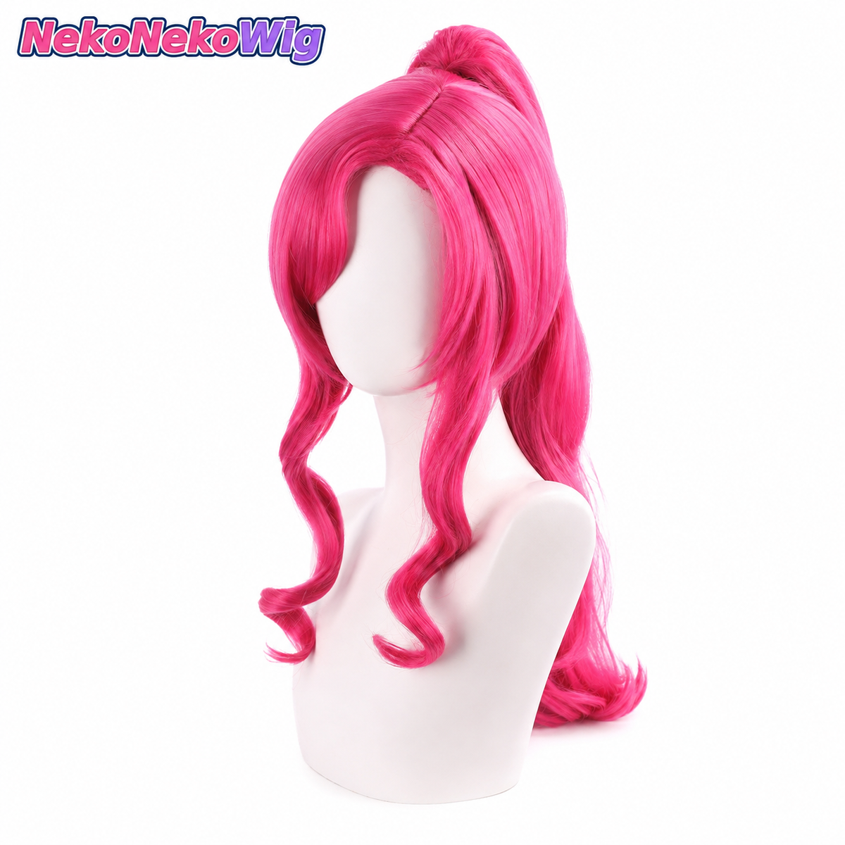 My Little Pony Pinkie Pie Cosplay Wig  Dragon Fruit Pink Ponytail