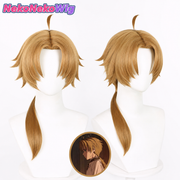 Mushoku Tensei Rudeus Greyrat Cosplay Wig  Faux Scalp with Ahoge