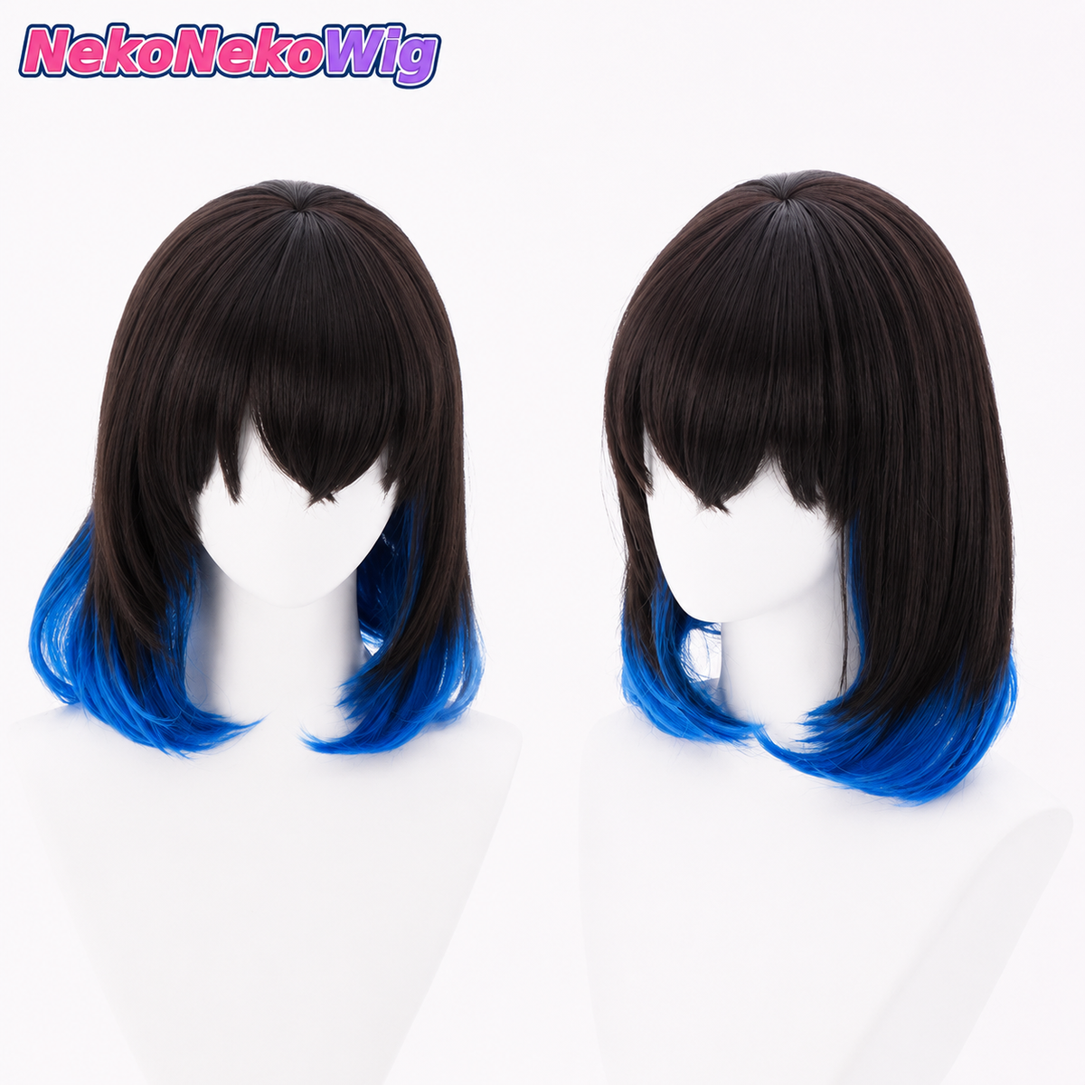 Demon Slayer Inosuke Hashibira Cosplay Wig – Gradient Color Style