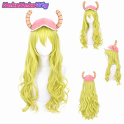 Miss Kobayashi's Dragon Maid Kanna, Tohru & Lucoa Cosplay Wig – Multi-Character Styles