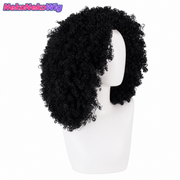 One Piece Brook Cosplay Wig  Black Fluffy Afro Character Hairstyle