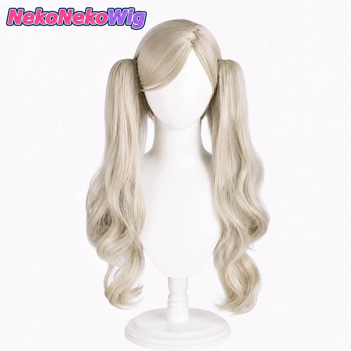Persona 5 Ann Takamaki Cosplay Wig  Clip-On Twin Tail Style