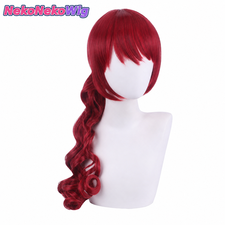 Persona 5 Royal Kasumi Yoshizawa Cosplay Wig  Red Long Wavy Character Style