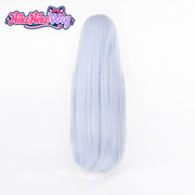 Project SEKAI Kanade Yoisaki Cosplay Wig - Long Ice Blue Straight Hair