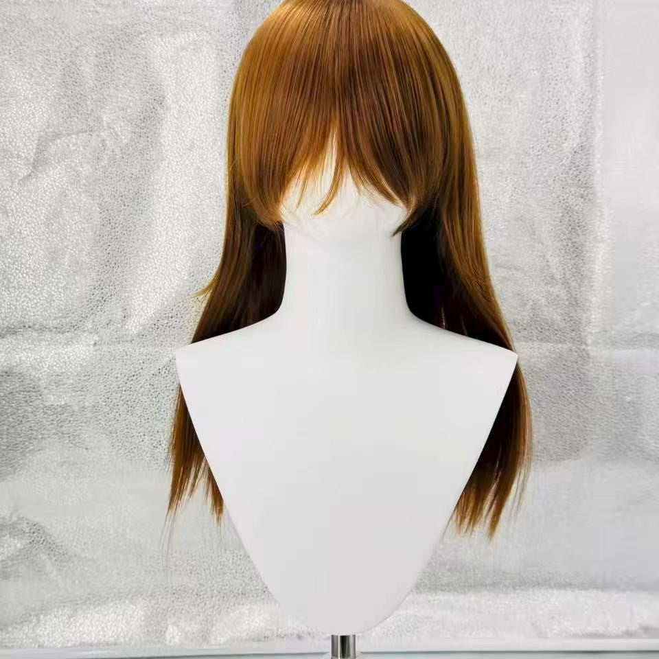 60cm Multi-Color Long Straight Cosplay Wig – Buckle Net Style
