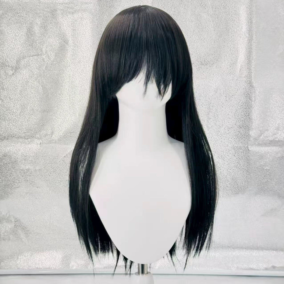 60cm Multi-Color Long Straight Cosplay Wig – Buckle Net Style