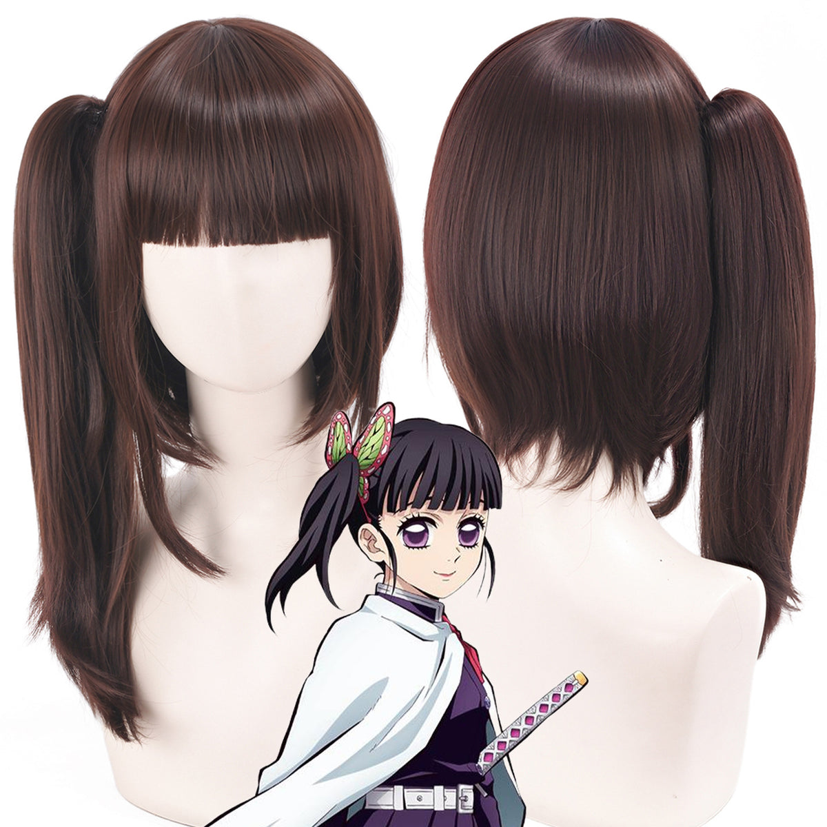 Demon Slayer Multi-Character Cosplay Wig  Giyu, Zenitsu, Nezuko & More