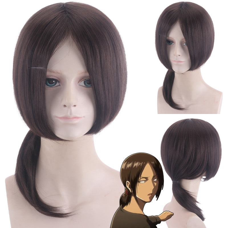 Attack on Titan Hange Zoë, Mikasa Ackerman, Annie Leonhart, Eren & Levi Cosplay Wig